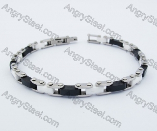 200×3mm Stainless Steel with Ceramics Bracelet KJB550698