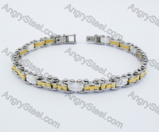 200×5 mm Stainless Steel with Ceramics Bracelet KJB550704