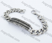 210×12 mm Steel Biker Bracelet KJB540012