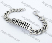 210 ×12 mm Steel Biker Bracelet KJB540013