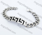 210 ×12 mm Steel Biker Bracelet KJB540014