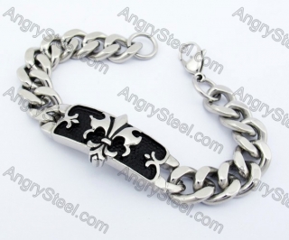 210×16 mm Steel Biker Bracelet KJB540016