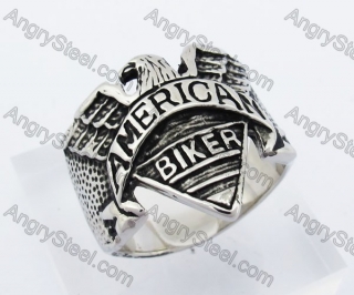 Steel American Biker Ring KJR010305