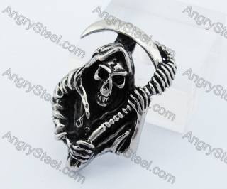 Steel Sickle Witch Pendant KJP170529