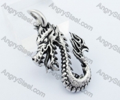 Steel Dragon Pendant KJP170530