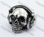 Hip-Hop Skull Ring KJR370366