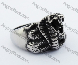 Steel Snake Ring KJR370391