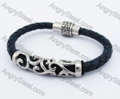 11mm Wide Leather Bracelet KJB450256