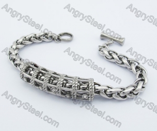 13mm Wide Fashion Steel Bracelet KJB450268