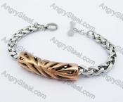 13mm Wide Fashion Steel Bracelet KJB450279