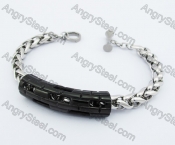 13mm Wide Fashion Steel Bracelet KJB450285