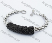 13mm Wide Black Fashion Bracelet KJB450289