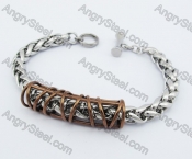 13mm Wide Coffee Fashion Bracelet KJB450291