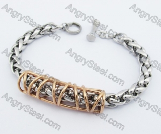 13mm Wide Rose Gold Fashion Bracelet KJB450293