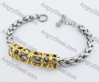 13mm Wide Gold Fashion Bracelet KJB450294