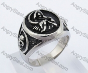 Skull Witch Sickle Sons of Liberty Ring KJR350236