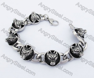 17mm Wide Wolf Bracelet KJB170252