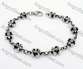 10mm Wide Floral Bracelet KJB170261