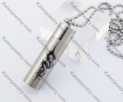 Dragon Hollow With Screw Top Cylindrical Pendant KJP110080