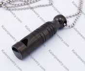 Black Whistle Pendant KJP110093