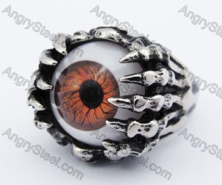 Eye Skeleton Hand Ring KJR350243