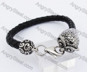 Owl Clasp Leater Bracelet KJB550235