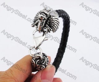 Dragon Clasp Leater Bracelet KJB550238