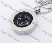 Stainless Steel Compass Pendant KJP140232