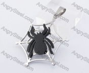 Stainless Steel Spider Pendant KJP140238