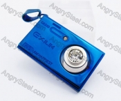 Blue Stainless Steel Camera Pendant KJP140258