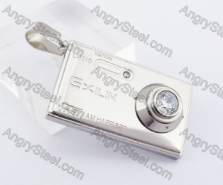 Stainless Steel Camera Pendant KJP140259