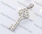 Stainless Steel Key Pendant KJP140272