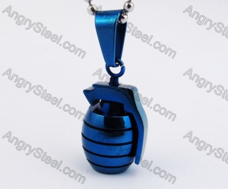 Blue Grenade Pendant KJP140294