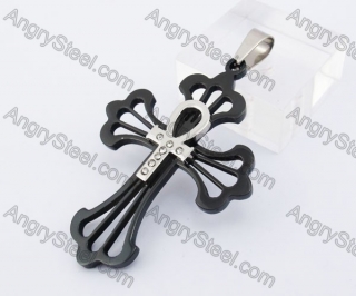 Black Cross Pendant KJP140323