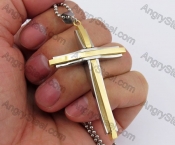 Gold Plating Cross Pendant KJP140337