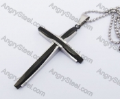 Black Cross Pendant KJP140338