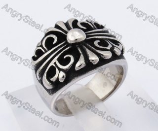 Floral Cross Ring KJR370401