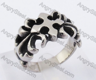 Floral Cross Ring KJR370408