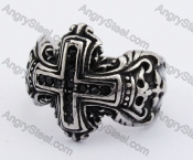 Inlay Stones Cross Ring KJR370420