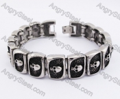 17mm Wide Skull Bracelet KJB550250