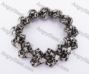 24mm Wide Skull Bracelet KJB550261