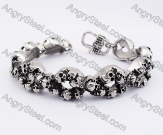 17mm Wide Skull Bracelet KJB550274