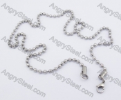 4mm Wide Steel Ball Chain  KJN150474