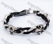 Fleur De Lis Leather Bracelet KJB550194