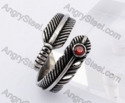 Ruby Feather Ring KJR370515