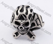 Flame Skull Wrenches Ring KJR370532