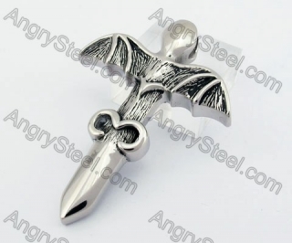 Demon Wings Cross Pendant KJP100012