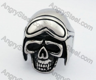 Pilot Skull Ring KJR100012