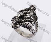 Double Snake Ring KJR100037