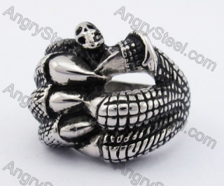 Clutching Skeleton Claw Ring KJR330149